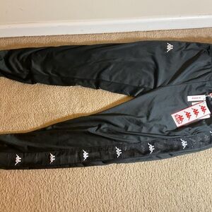 Kappa Men's Black Joggers with Logo Kappa